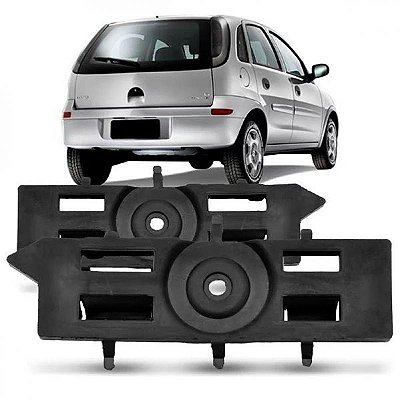 Suporte guia para para choque corsa chevrolet de 2005 a 2011 lado direito traseiro hatch