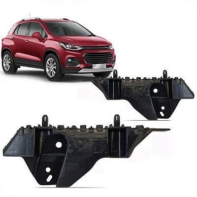 Suporte guia do para choque tracker chevrolet de 2017 a 2019 dianteiro lado esquerdo