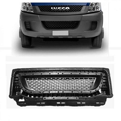 Grade para para choque daily iveco de 2008 a 2012 central tipo colmeia