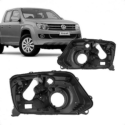 Carcaça do farol amarok volkswagen de 2010 a 2016 lado esquerdo