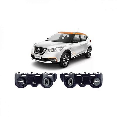Suporte guia para choque kicks nissan de 2017 a 2021 dianteiro lado esquerdo