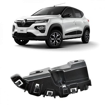 Suporte guia do para choque kwid renault de 2022 a 2025 lado direito dianteiro