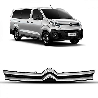 Grade do radiador jumpy citroën de 2018 a 2024 com friso cromado