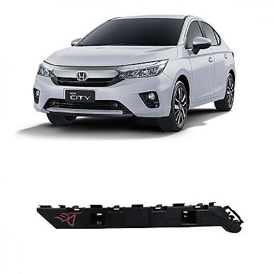 Guia de para choque city honda de 2022 a 2024 dianteiro lado esquerdo