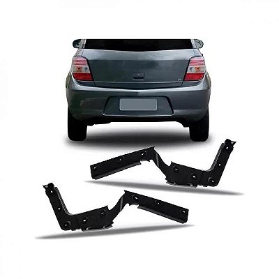 Suporte guia do para choque agile chevrolet de 2009 a 2014 traseiro lado direito