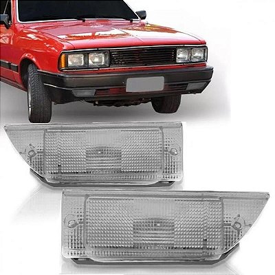 Lanterna passat volkswagen de 1985 a 1988 dianteira lado esquerdo cristal