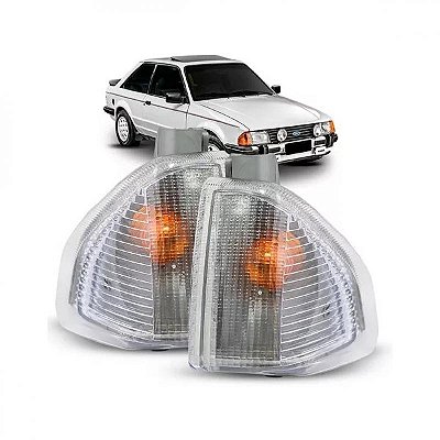 Lanterna escort ford de 1983 a 1986 dianteira lado direito cristal