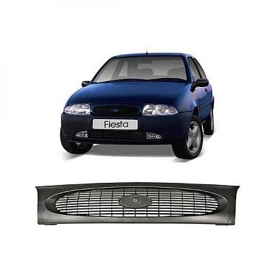 Grade do radiador fiesta ford de 1996 a 1999 preta