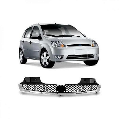 Grade do radiador fiesta ford de 2003 a 2007 cromada