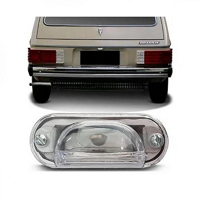 Lanterna de placa brasília e gol volkswagen de 1973 a 1982 para brasília