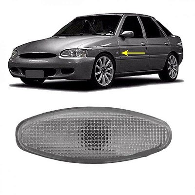 Lanterna escort ford de 1997 a 2002 lateral cristal