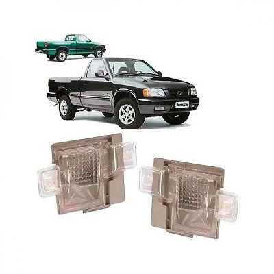 Lanterna de placa s10 chevrolet de 1995 a 2000 lado esquerdo