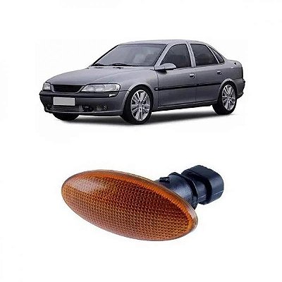 Lanterna vectra chevrolet de 1997 a 2005 lateral âmbar