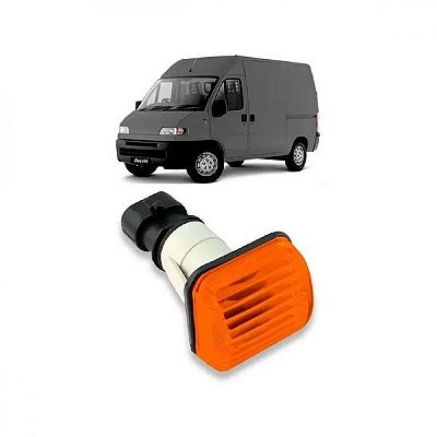 Lanterna ducato fiat de 1995 a 2004 lateral âmbar com soquete