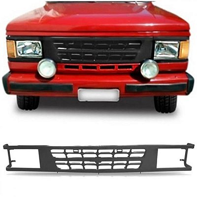 Grade do radiador d20 chevrolet de 1985 a 1992 cinza adaptador de 1993 a 1996 em ferro