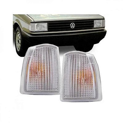 Lanterna gol volkswagen de 1987 a 1990 dianteira lado esquerdo cristal em acrílico
