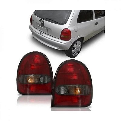 Lanterna corsa chevrolet de 1994 a 1999 traseira lado direito fumê duas portas bicolor