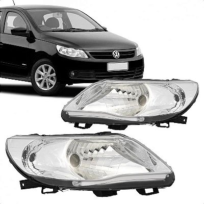 Farol gol volkswagen de 2009 a 2012 lado direito foco simples geração 5