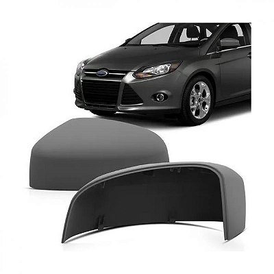 Capa do retrovisor focus ford de 2014 a 2019 lado direito externo com acabamento em primer