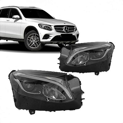 Farol glc mercedes benz de 2016 a 2019 lado direito
