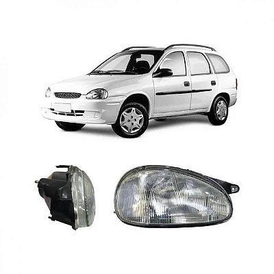 Farol corsa chevrolet de 1994 a 1999 lado esquerdo