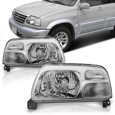 Farol grand vitara suzuki de 1998 a 2007 e tracker chevrolet de 2001 a 2009 lado direito