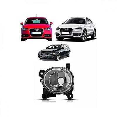 Farol auxiliar a1 audi de 2011 a 2014 e a4 wagon audi de 2008 a 2011 e q3 audi de 2012 a 2015 lado esquerdo