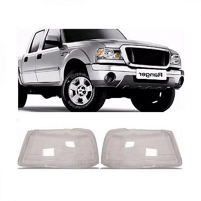 Lente de farol ranger ford de 2005 a 2009 lado direito