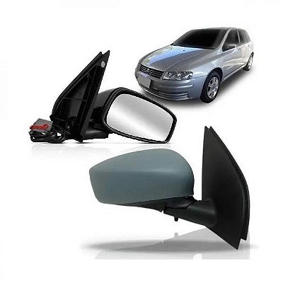 Retrovisor externo stilo fiat de 2003 a 2007 lado esquerdo primer elétrico térmico asférico
