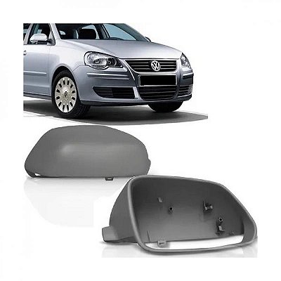 Capa de retrovisor externo polo volkswagen de 2007 a 2011 lado esquerdo primer