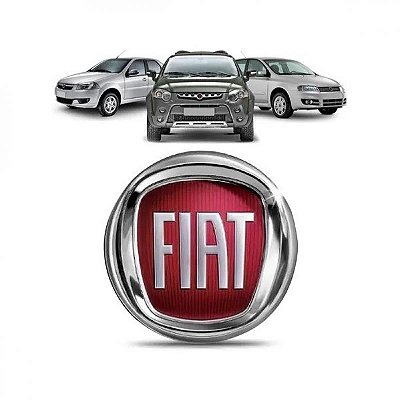 Emblema de grade palio lock fiat de 2009 a 2012 e doblò fiat e idea fiat e linea fiat e stilo fiat
