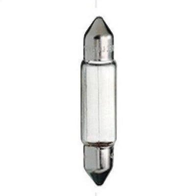 Lâmpada torpedo 12 volts 10 watts 1 polo longa 41 milímetros