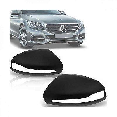Capa do retrovisor c180 c200 c250 c300 mercedes benz de 2015 a 2018 lado esquerdo com furo para pisca