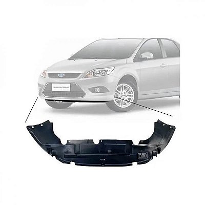 Protetor de para choque focus ford de 2009 a 2013 inferior dianteiro sedã e hatchback