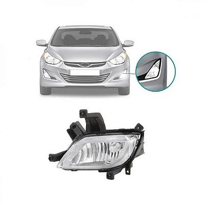 Farol auxiliar elantra hyundai de 2014 a 2016 lado direito H8