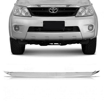 Friso da grade do radiador hilux sw4 toyota de 2005 a 2008 cromado