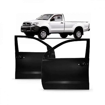 Porta hilux toyota de 2005 a 2015 dianteira lado direito picape cabine simples