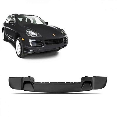 Spoiler do para choque cayenne porsche de 2008 a 2010 dianteiro preto sport com furo para sensor texturizado