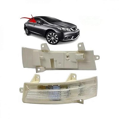 Pisca do retrovisor civic honda de 2012 a 2016 lado esquerdo externo