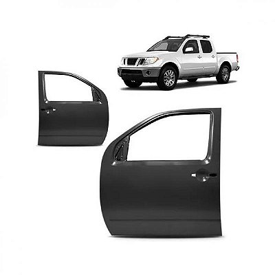 Porta frontier nissan de 2008 a 2016 dianteira lado direito verde escuro