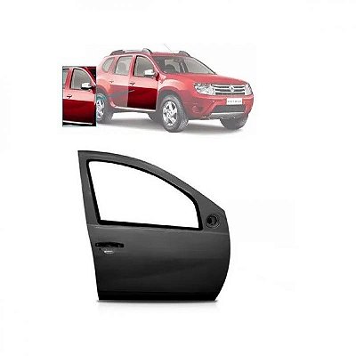 Porta duster renault de 2010 a 2020 dianteira lado direito verde escuro