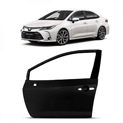 Porta corolla toyota de 2020 a 2025 dianteira lado esquerdo verde escuro