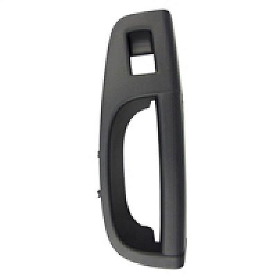 Moldura do botão do vidro elétrico gol volkswagen de 2009 a 2012 traseira lado esquerdo geração 5
