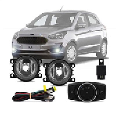 Kit farol auxiliar ka ford de 2019 a 2022