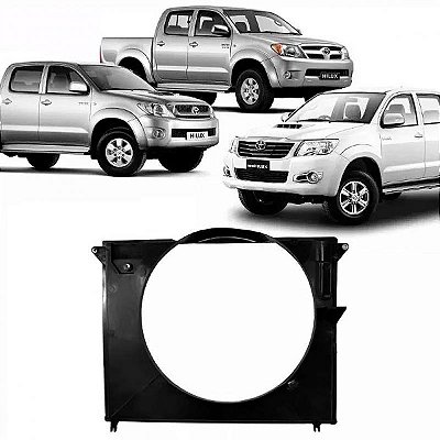 Defletor do radiador hilux toyota de 2005 a 2015 picape diesel