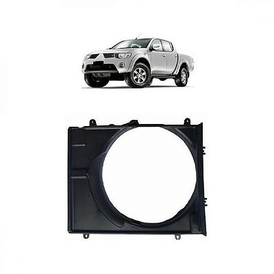 Defletor do radiador triton mitsubishi de 2007 a 2016