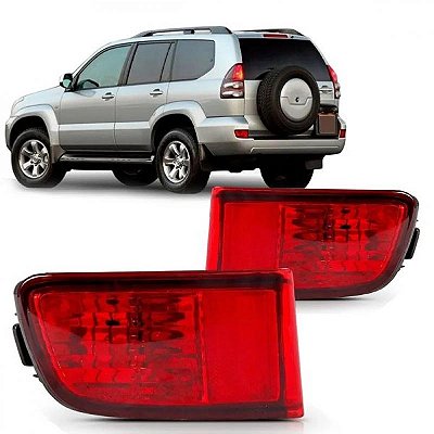 Refletor de para choque prado toyota de 2003 a 2009 traseiro lado esquerdo