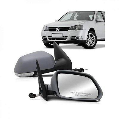 Retrovisor externo golf volkswagen de 2008 a 2013 lado esquerdo com controle manual e com pisca