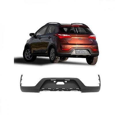Spoiler para choque hb20x hyundai de 2012 a 2015 traseiro