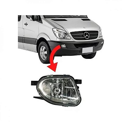 Farol auxiliar sprinter mercedes benz de 2012 a 2016 lado esquerdo